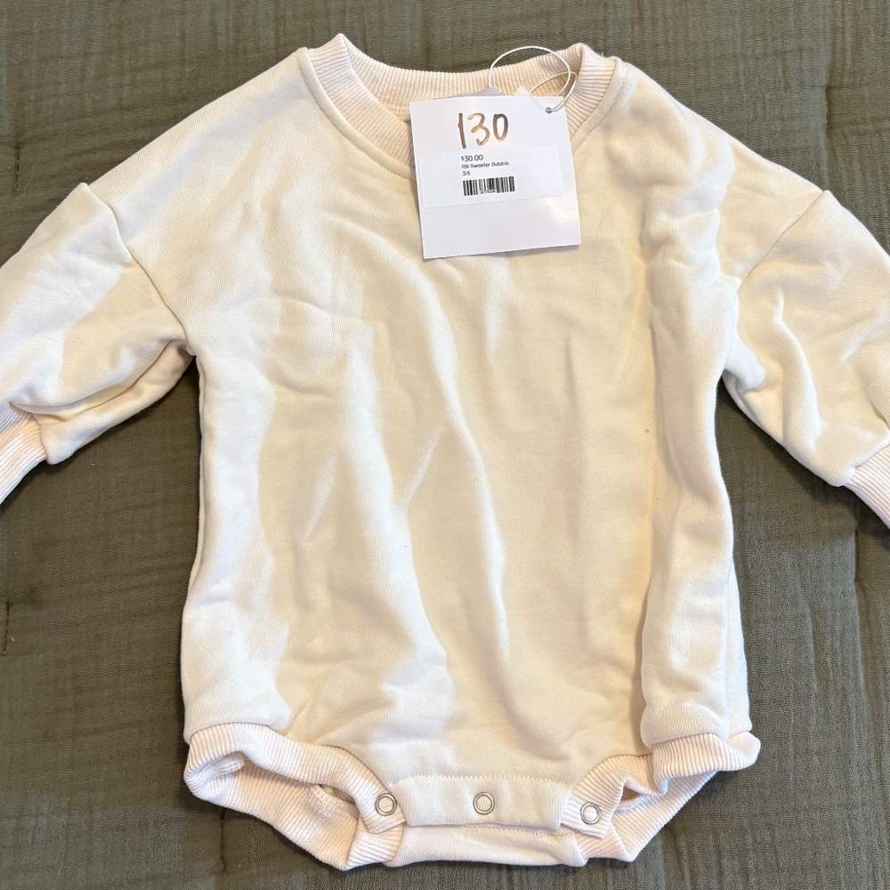 Ivory Kids One Piece Sweater